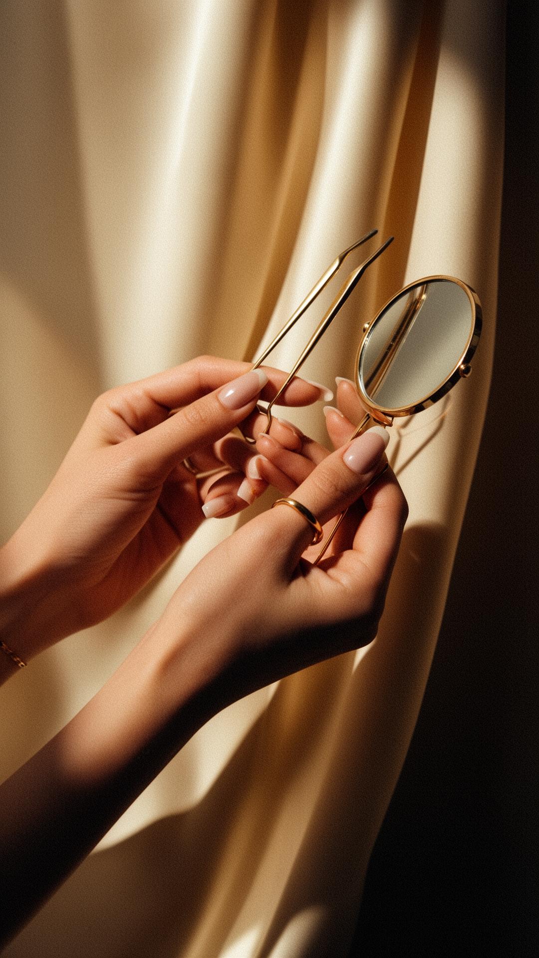 Mãos com ferramentas